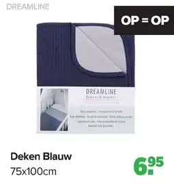 Baby-Dump Deken Blauw aanbieding