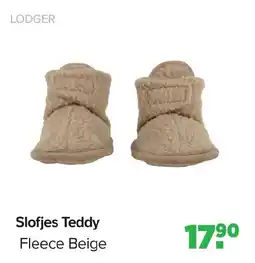 Baby-Dump Slofjes Teddy aanbieding