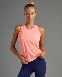 Decathlon Tennis/Padel Tank-Top Ace Dames Koraal aanbieding