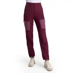 Decathlon Dames Wandelen lichtgewicht wandelbroek Vortex Purple Paars aanbieding