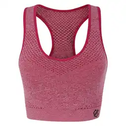 Decathlon Vrouwen/dames Dont Sweat It Sportbeha (Berry Roze Mergel) aanbieding