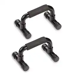 Decathlon Handgrepen Voor Push-Ups Van Plastic Tot 120 Kg INDIGO 21*14*12 Zwart aanbieding