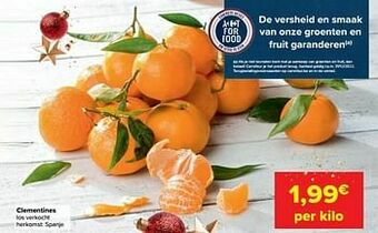 Carrefour Market Clementines aanbieding