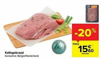 Carrefour Market Kalfsgebraad aanbieding
