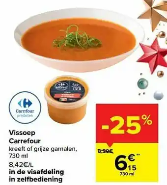 Vissoep carrefour