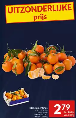 Intermarché Bladclementines aanbieding