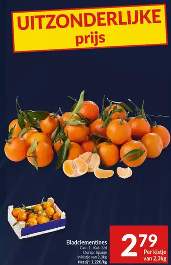 Intermarché Bladclementines aanbieding