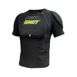 Decathlon Vest Shot Airlight - Korte Mouwen - Zwart/Neon Geel aanbieding