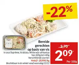 Intermarché Bereide gerechten op basis van vis aanbieding