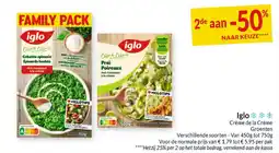Intermarché Iglo Crème de la Crème Groenten aanbieding