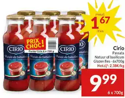 Intermarché Cirio Passata aanbieding