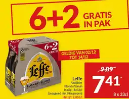 Intermarché Leffe Abdijbier Blond of bruin aanbieding