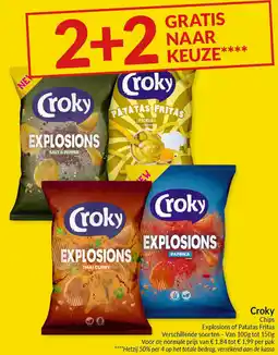 Intermarché Croky Chips EXPLOSIONS aanbieding