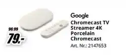 MediaMarkt Google Chromecast TV Streamer 4K Porcelain Chromecast aanbieding