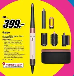 MediaMarkt dyson Airwrap ID Straight + Wavy - Ceramic Pink Multistyler aanbieding