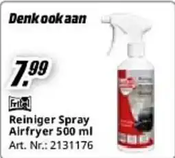 MediaMarkt Reiniger Spray Airfryer aanbieding