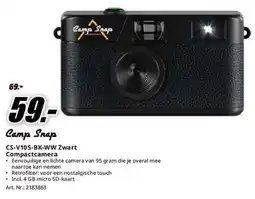 MediaMarkt Camp Snap CS-V105-BK-WW Zwart Compactcamera aanbieding