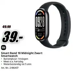 MediaMarkt Smart Band 10 Midnight Zwart Smartwatch aanbieding