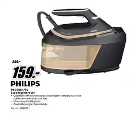 MediaMarkt Philips PSG6064/80 Stoomgenerator aanbieding