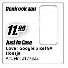 MediaMarkt Cover Google pixel 9A Hoesje aanbieding