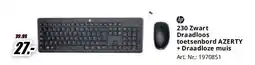 MediaMarkt 230 Zwart Draadloos toetsenbord AZERTY + Draadloze muis aanbieding