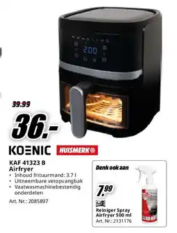 MediaMarkt KAF 41323 B Airfryer aanbieding