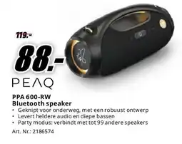 MediaMarkt PPA 600-RW Bluetooth speaker aanbieding