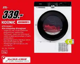 MediaMarkt KTD 9336 C Warmtepomp droogkast aanbieding
