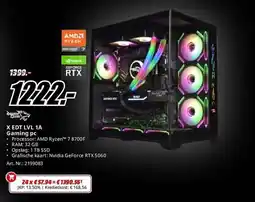 MediaMarkt X EDT LVL 1A Gaming PC aanbieding