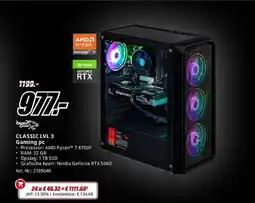 MediaMarkt Classic LVL 3 Gaming PC aanbieding