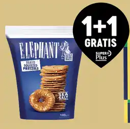 Delhaize Elephant baked squeezed pretzels aanbieding