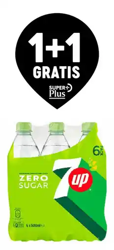 Delhaize Zero sugar 7up aanbieding