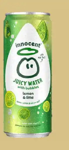 Delhaize Innocent juicy water with bubbles lemon & ume aanbieding