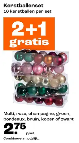 Kwantum Kerstballenset aanbieding