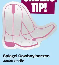 Kwantum Spiegel Cowboylaarzen aanbieding
