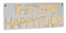 Kwantum Wandlampen Neon Happy Place Wit aanbieding