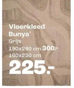Kwantum Vloerkleed Bunya Grijs aanbieding