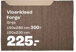 Kwantum Vloerkleed Forge Grijs aanbieding