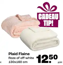 Kwantum Plaid Flaine Roze of off-white aanbieding