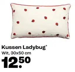 Kwantum Kussen Ladybug Wit aanbieding