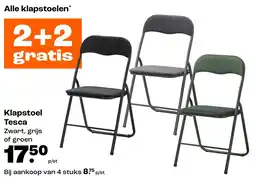 Kwantum Klapstoel Tesca aanbieding