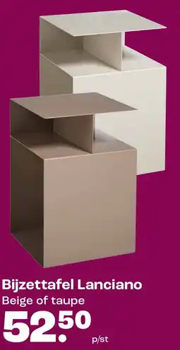 Kwantum Bijzettafel Lanciano aanbieding