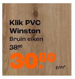 Kwantum Klik PVC Winston aanbieding