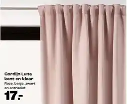 Kwantum Gordijn Luna kant-en-klaar aanbieding