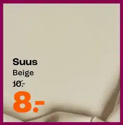 Kwantum Voeringstoffen Suus Beige aanbieding