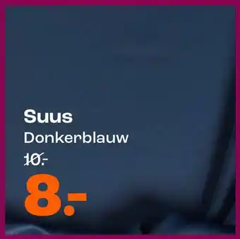 Kwantum Voeringstoffen Suus Donkerblauw aanbieding