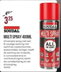 Meno Soudal multi spray aanbieding