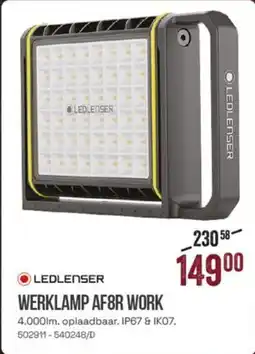 Meno Ledlenser Werklamp AF8R Work aanbieding