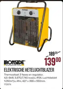Meno Ironside Elektrische Heteluchtblazer aanbieding