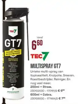 Meno TEC7 Multispray GT7 aanbieding